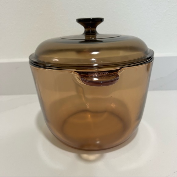 Visions 3.5L Amber Kitchen Cookware Stock Pot w/ Lid - Picture 5 of 16